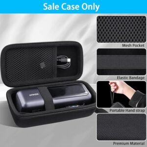 co2CREA for Anker 25,000mAh Laptop Power Bank, Hard Travel Case Compatible with Anker Zolo A1695 Power Bank 25K 165W, Case Only (Black Case)