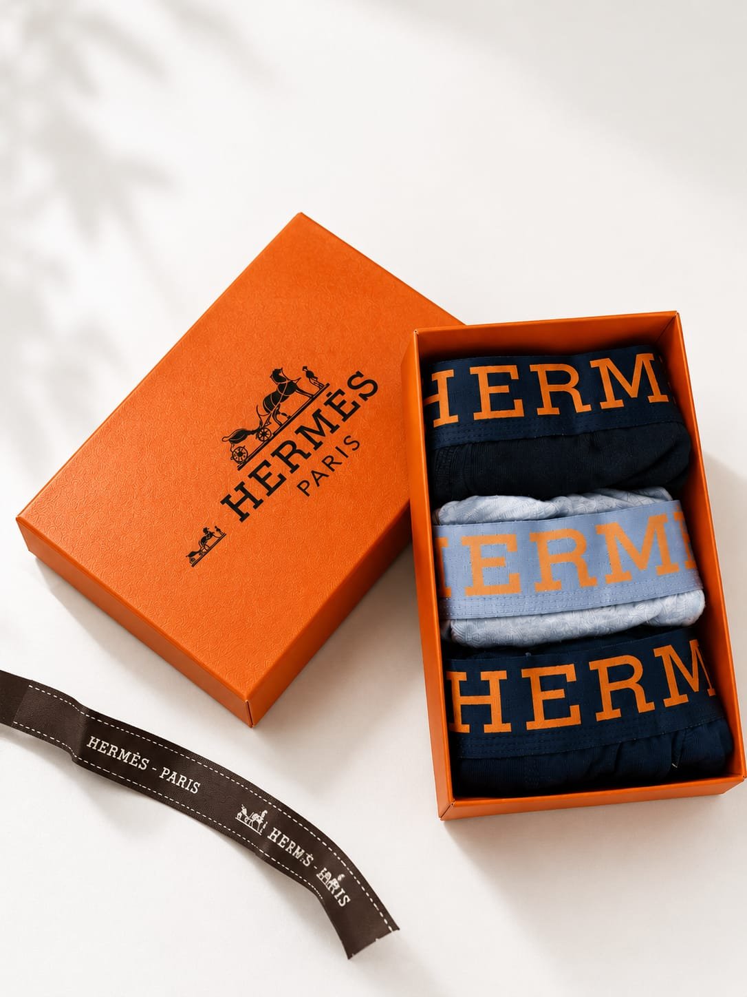 Men's Boxer Briefs 3-Pack Gift Box — Design 58
