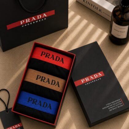 Men's Boxer Briefs 3-Pack Gift Box — Design 57