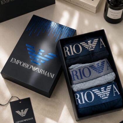 Men's Boxer Briefs 3-Pack Gift Box — Design 54