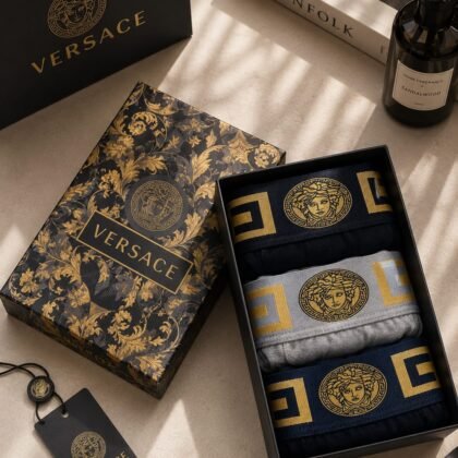 Men's Boxer Briefs 3-Pack Gift Box — Design 52