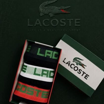Lacoste — Men's Boxer Briefs 3-Pack Gift Box #18