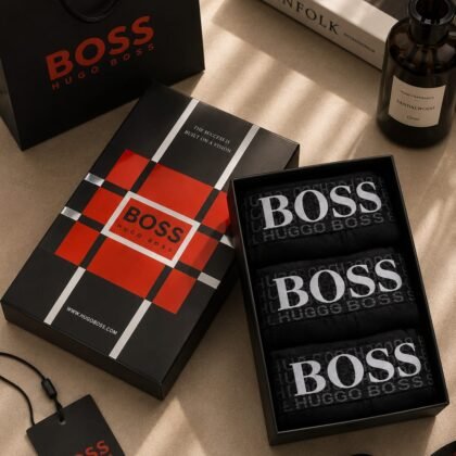 Men's Boxer Briefs 3-Pack Gift Box — Design 46