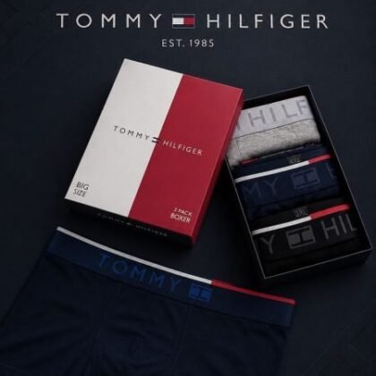 Tommy Hilfiger — Men's Boxer Briefs 3-Pack Gift Box #20 — BIG SIZE