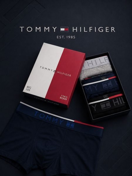 Tommy Hilfiger — Men's Boxer Briefs 3-Pack Gift Box #20 — BIG SIZE