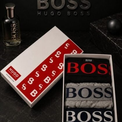 Hugo Boss — Men's Boxer Briefs 3-Pack Gift Box #49