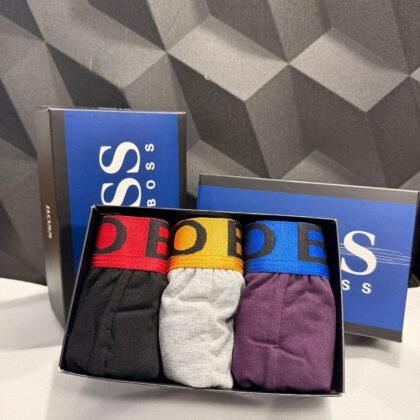 BOSS — Men's Boxer Briefs 3-Pack Gift Box