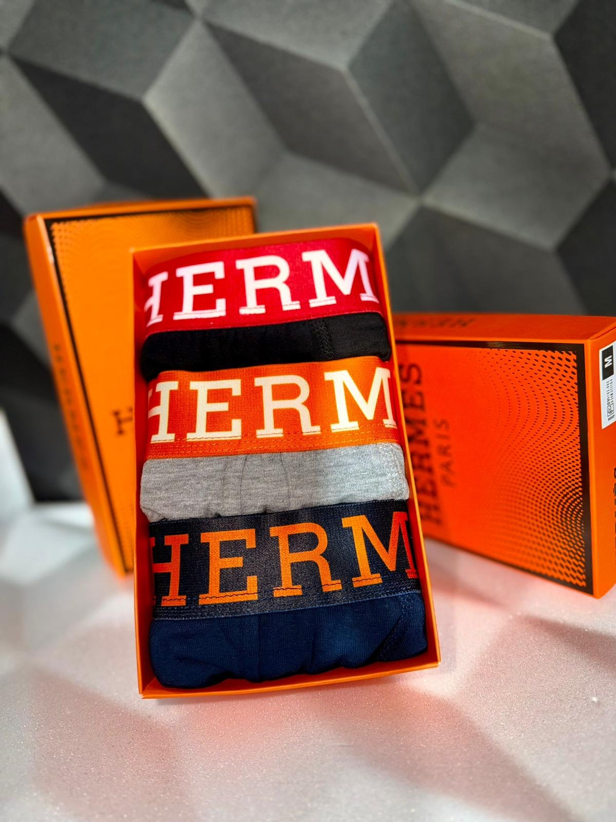 Hermes — Men's Boxer Briefs 3-Pack Gift Box