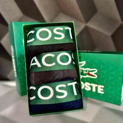 Lacoste — Men's Boxer Briefs 3-Pack Gift Box