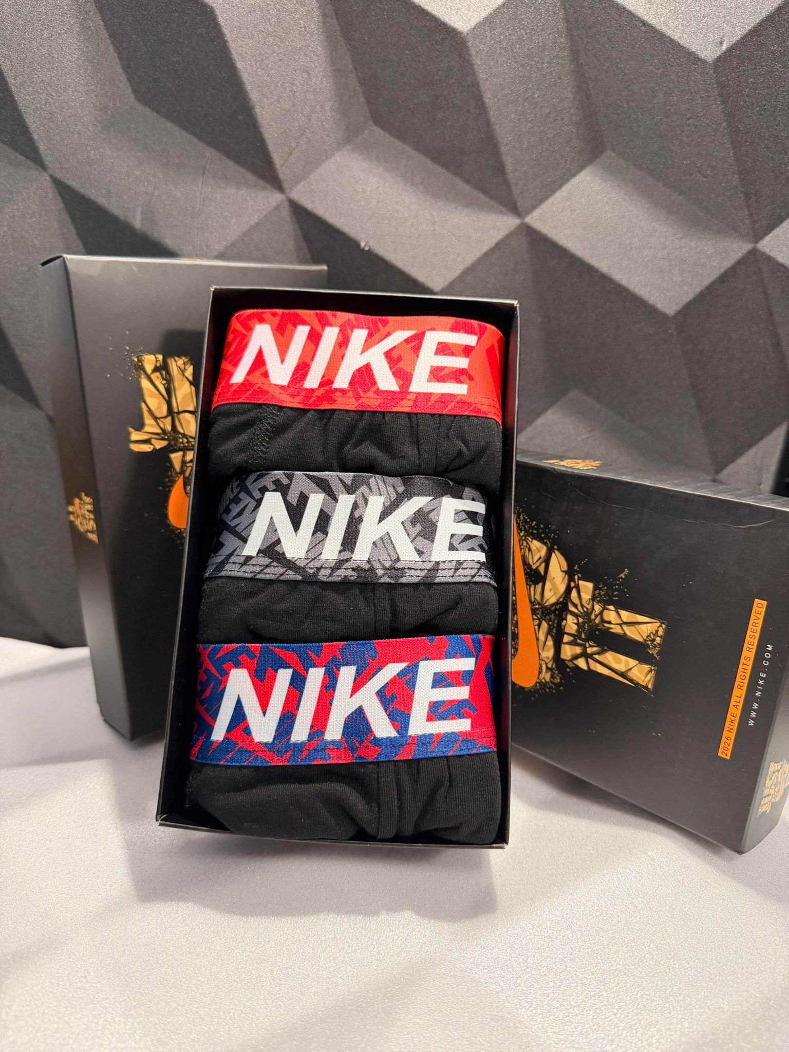 NIKE — Men's Boxer Briefs 3-Pack Gift Box