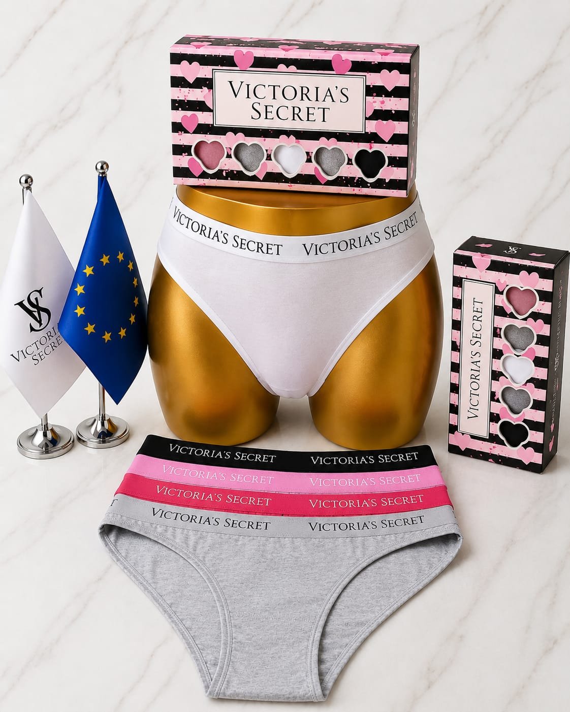Women's Underwear 3-Piece Gift Box — Design 27