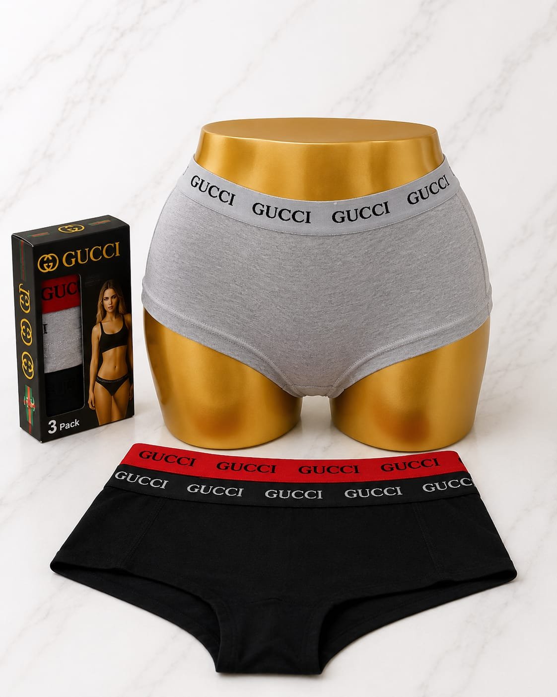Women's Underwear 3-Piece Gift Box — Design 23