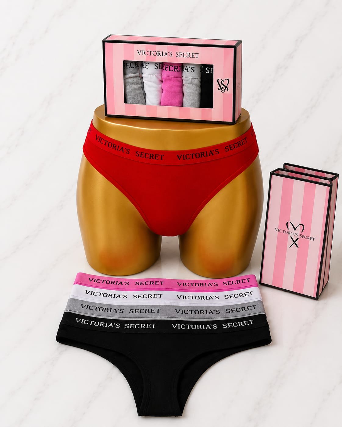 Women's Underwear 3-Piece Gift Box — Design 20