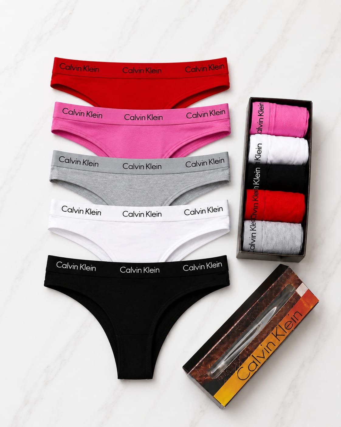 Women's Underwear 3-Piece Gift Box — Design 18
