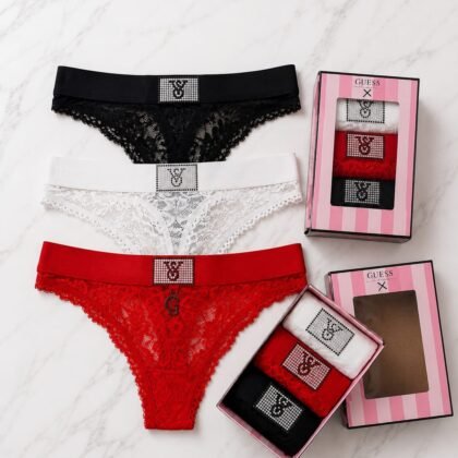 Women's Underwear 3-Piece Gift Box — Design 9