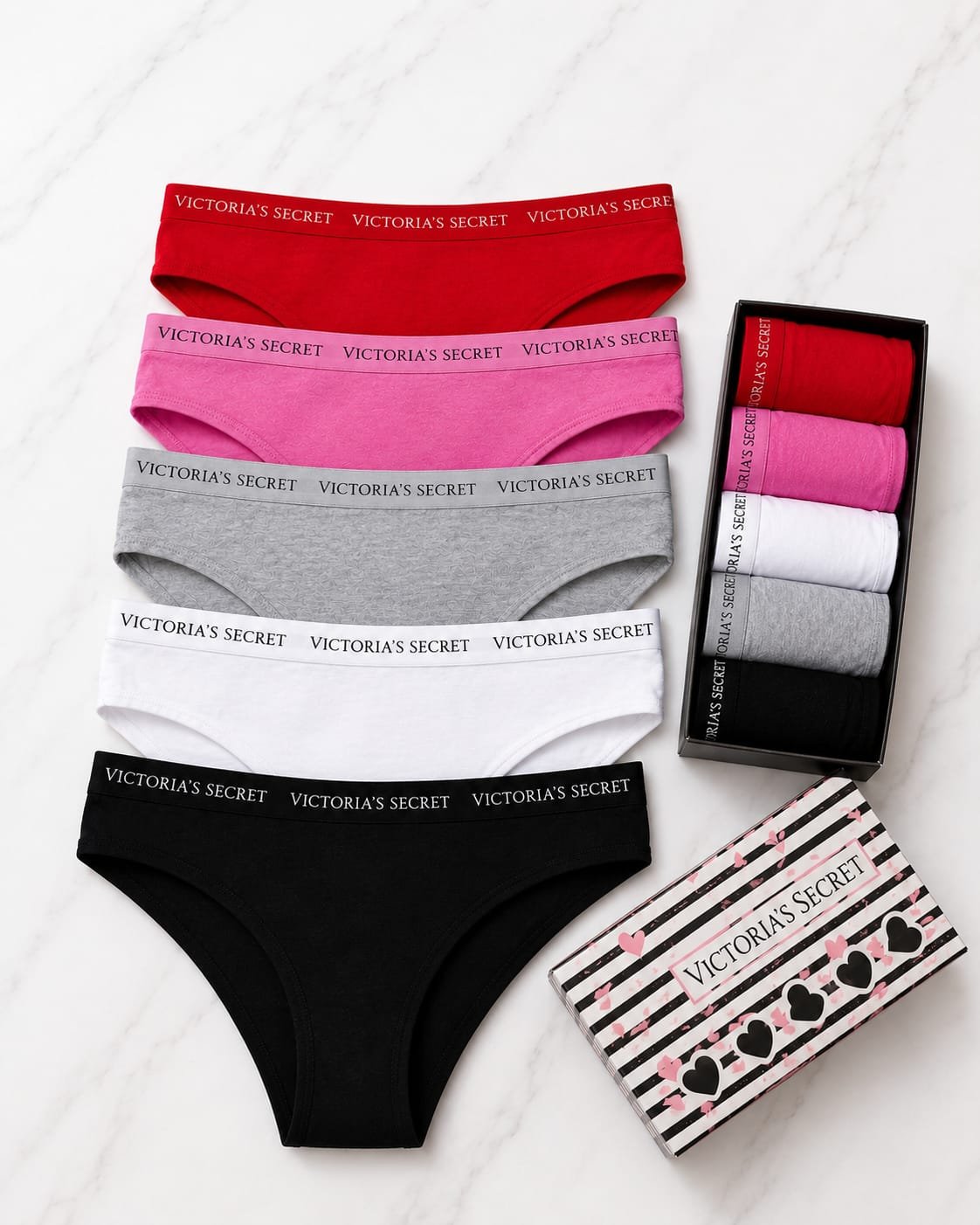 Women's Underwear 3-Piece Gift Box — Design 4