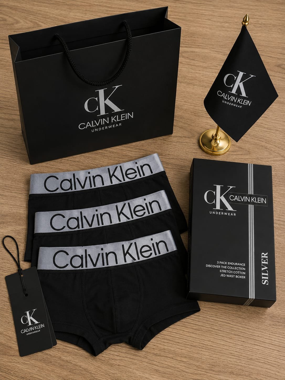 Men's Boxer Briefs 3-Pack Gift Box — Design 5