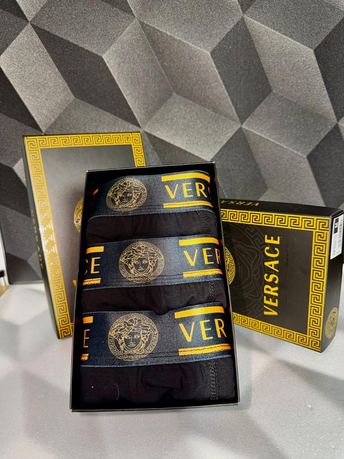 Versace — Men's Boxer Briefs 3-Pack Gift Box