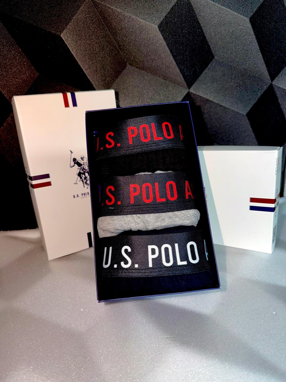 U.S.Polo — Men's Boxer Briefs 3-Pack Gift Box