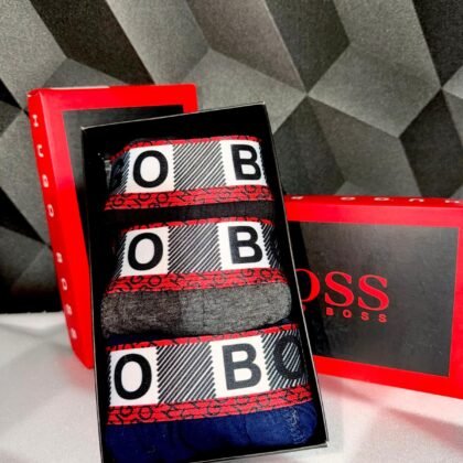 Hugo Boss — Men's Boxer Briefs 3-Pack Gift Box