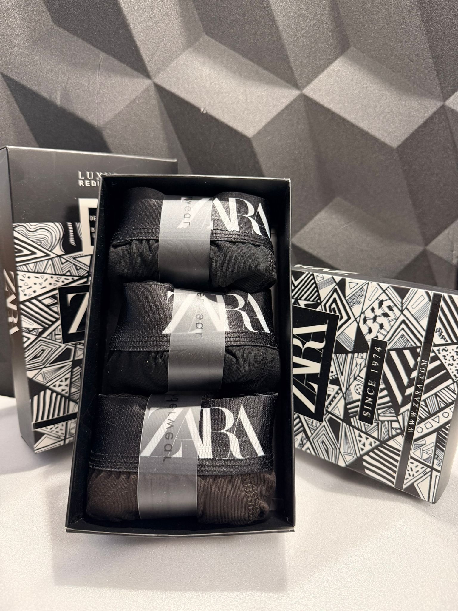 ZARA — Men's Boxer Briefs 3-Pack Gift Box