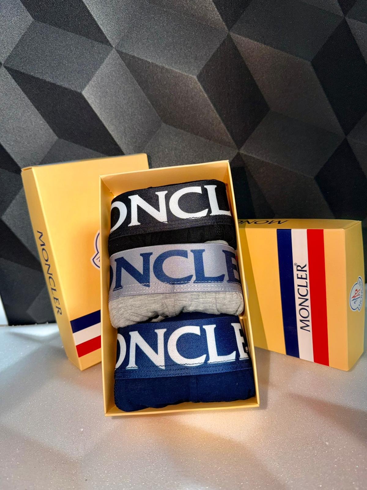 Moncler — Men's Boxer Briefs 3-Pack Gift Box